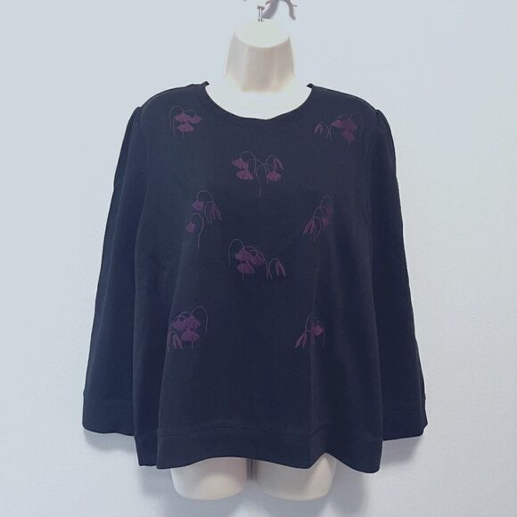 Ann Taylor Embroidered Pullover Sweatshirt Size XL - Picture 1 of 5